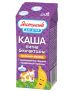 Каша молочно-овсяная безлактозная с наполнителем «Банан»