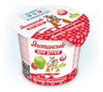 Паста творожная с наполнителем «Яблоко-клубника»